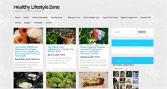 Desktop Screenshot of healthylifestylezone.com